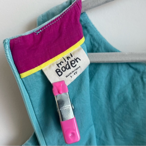 Mini Boden Deer & bird Sequin Girls Dress 3-4 yr - Picture 6 of 8